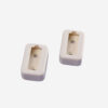Bas đỡ thanh treo quần áo Taura GZ03-WH 3 Bas đỡ thanh treo quần áo Taura GZ03-WH