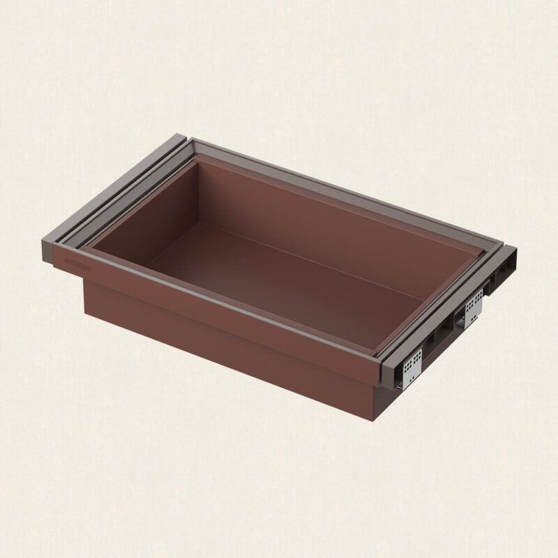 Ngăn Kéo Để Đồ Gấp Bọc Da Taura Ys06-Br 2