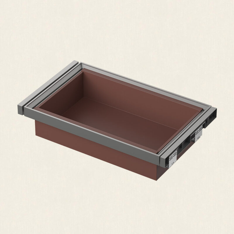 Giá Để Đồ Gấp Âm Tủ Màu Xám Taura Wd06-Gr 2