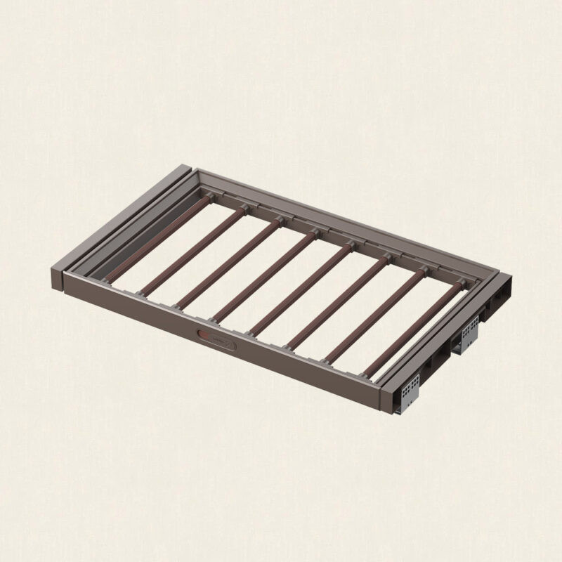 Giá Treo Quần Âu Âm Tủ Màu Nâu Taura Yd05-Br 2