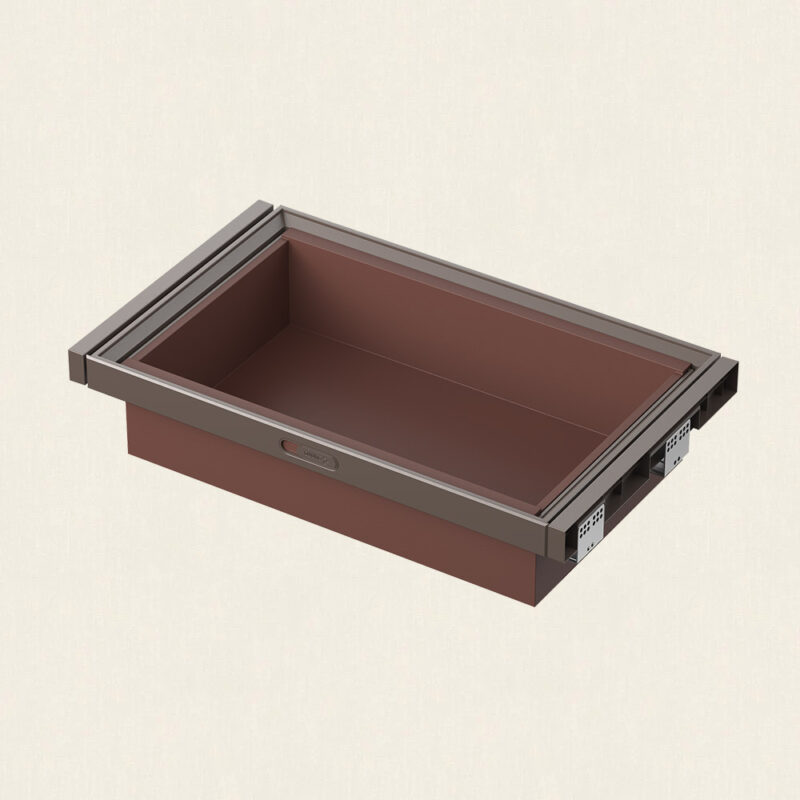 Giá Để Đồ Gấp Âm Tủ Màu Nâu Taura Yd06-Br 2