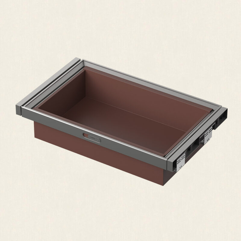 Giá Để Đồ Gấp Âm Tủ Màu Xám Taura Yd06-Gr 2