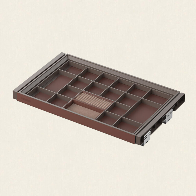 Giá Đựng Trang Sức Phủ Da Cao Cấp Taura Ys07-Br 2