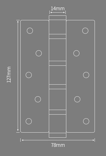 Ảnh Bản Lề Lá Phẳng Inox 304 Cho Cửa Gỗ Taura Dlr004 - 7