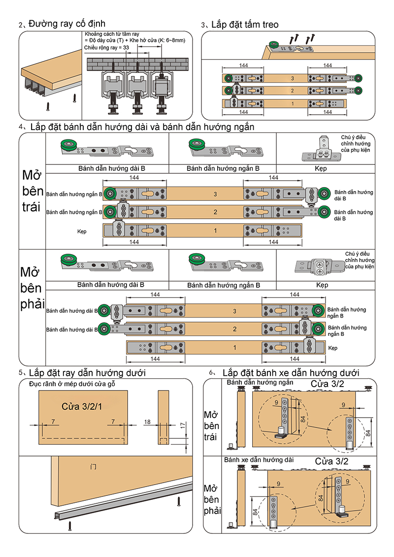 Ảnh Bộ phụ kiện cửa trượt đồng bộ 4 cánh Taura DL-P126A - 7 Ảnh Bộ Phụ Kiện Cửa Trượt Đồng Bộ 4 Cánh Taura Dl-P126A - 6