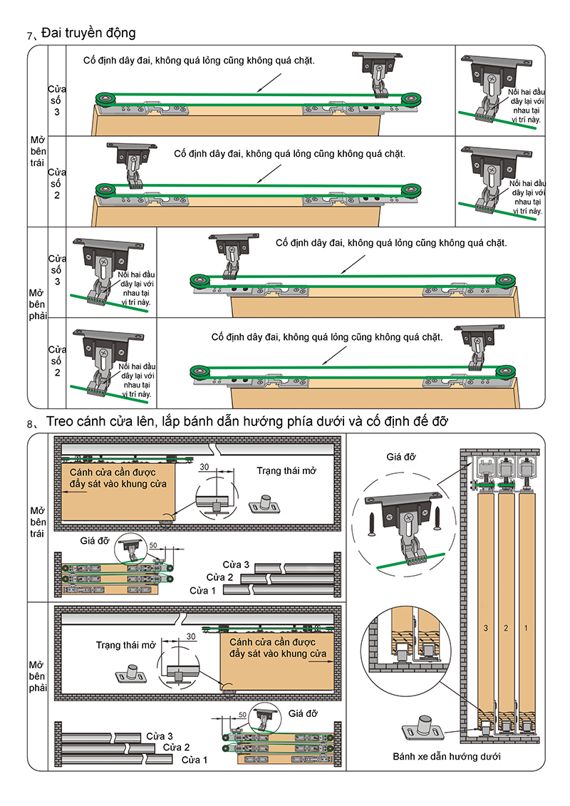 Ảnh Bộ phụ kiện cửa trượt đồng bộ 4 cánh Taura DL-P126A - 9 Ảnh Bộ Phụ Kiện Cửa Trượt Đồng Bộ 4 Cánh Taura Dl-P126A - 8