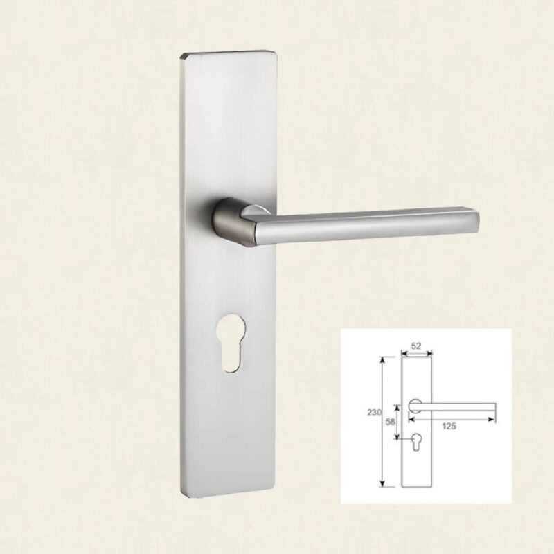 Khóa Cửa Inox Tối Giản Hiện Đại Taura Dl2472 2