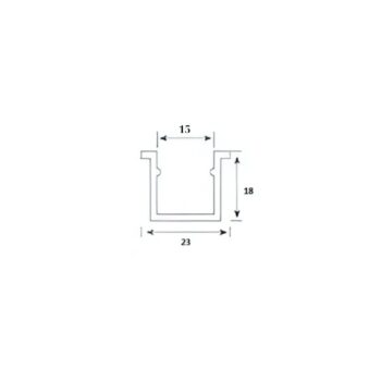 Ray dẫn hướng dưới cho cửa xếp Taura DL-V036 3 Ray dẫn hướng dưới cho cửa xếp Taura DL-V036