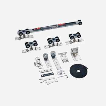 Bánh xe cửa lùa tải trọng 80kg giảm chấn Taura DL-P126