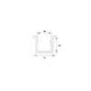 Ray dẫn hướng dưới cho cửa xếp Taura DL-V036 4