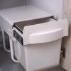 Thùng rác đơn âm tủ cho tủ bếp thấp Taura RB-15AS