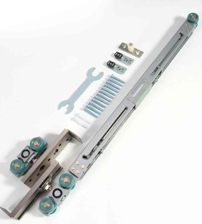 Bộ Bánh Xe Cửa Lùa Gỗ Giảm Chấn 2 Chiều Taura Dl-P097