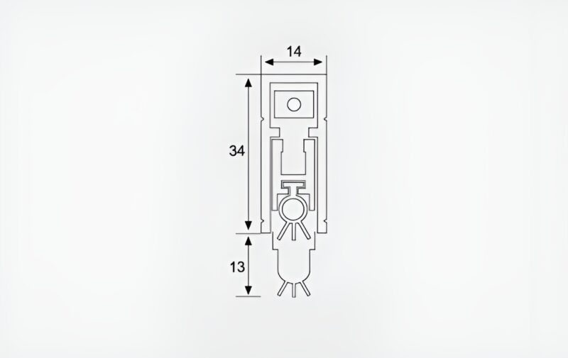 Thanh Chắn Bụi Chắn Gió Chắn Mưa Taura Dl-Eb04 2