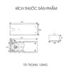 Bản lề sàn thép không gỉ cho cửa kính Taura DL80V 4 Bản lề sàn thép không gỉ cho cửa kính Taura DL80V 4