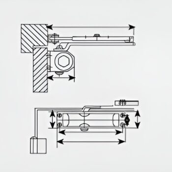 Tay co thủy lực tải trọng 80kg Taura DLE006 3