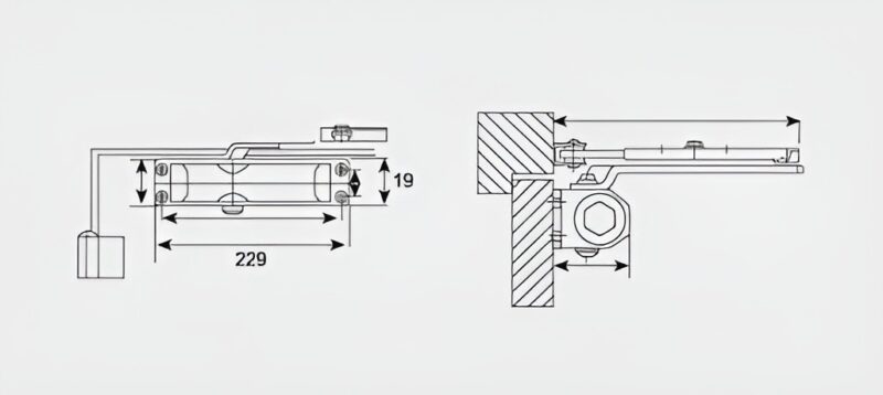 Tay Co Thủy Lực Tải Trọng 120Kg Taura Dle009 2