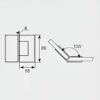 Bản lề thép không gỉ cho cửa kính Taura DL-B024 4 Bản lề thép không gỉ cho cửa kính Taura DL-B024 4
