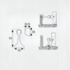 Chốt hít chặn cửa nam châm chống ồn Taura DL-P001V 4 Chốt hít chặn cửa nam châm chống ồn Taura DL-P001V 4