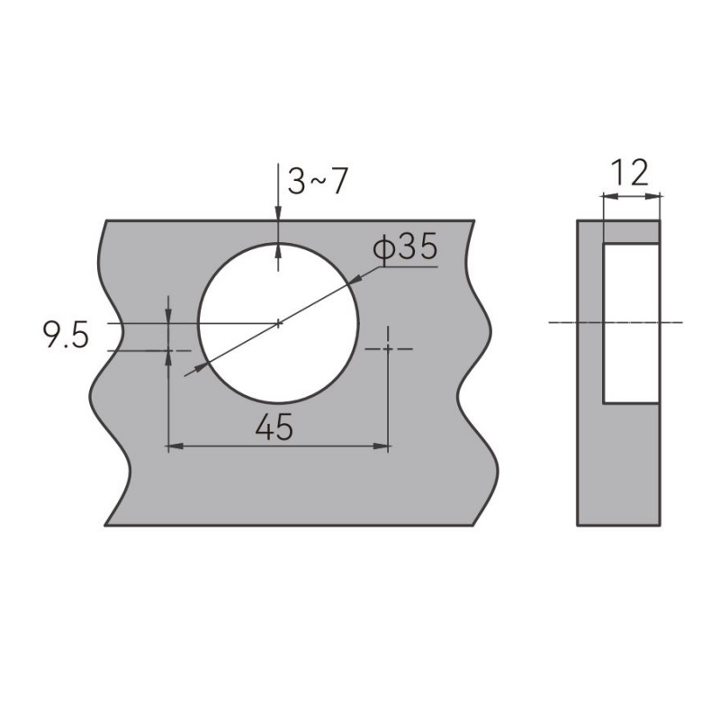 Ảnh Bản Lề Góc 155 Độ Giảm Chấn Cho Cánh Tủ Taura H96A - 11