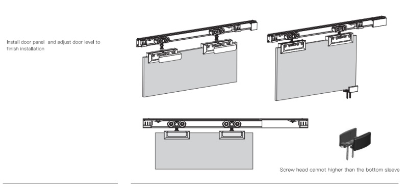 Ảnh Bộ Bánh Xe Cửa Lùa Cho Cửa Kính Tiện Dụng Taura T903E - 15