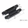 Bản lề âm cửa gỗ chịu lực Taura DL-L099T 9 Bản lề cửa gỗ điều chỉnh tiện lợi Taura DL-L099T