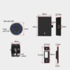 Khóa ngăn tủ vân tay mini tiện dụng Taura YLF033 5 Khóa ngăn tủ vân tay mini tiện dụng Taura YLF033 5
