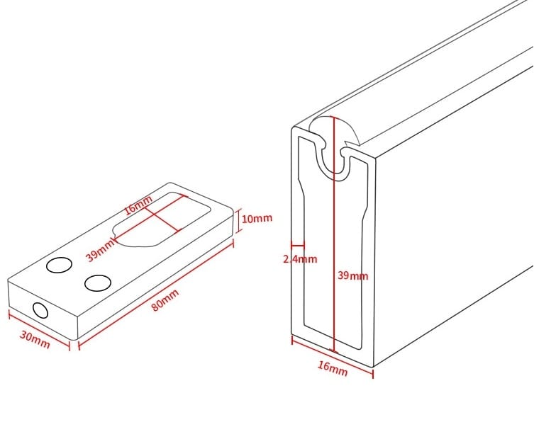 Ảnh Thanh Suốt Treo Quần Áo Cố Định Cao Cấp Taura Dl-V021 - 9