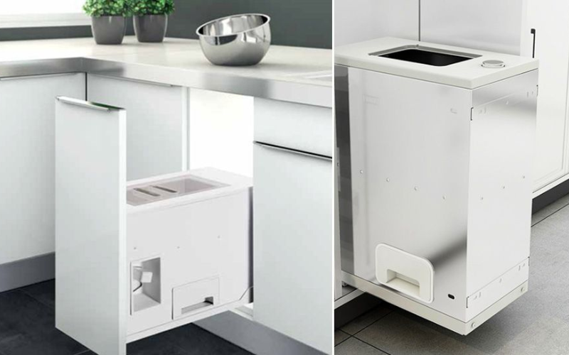 Ảnh Mẹo Chọn Kích Thước Thùng Gạo Tủ Bếp Âm Tủ Đẹp, Gọn - 1 Kích Thước Thùng Gạo Tủ Bếp Phù Hợp