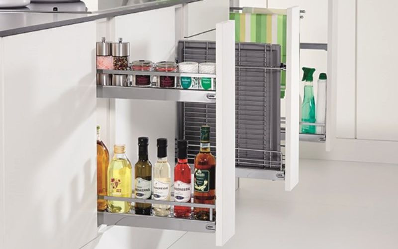 Kệ đựng gia vị inox 304 bền đẹp cho nhà bếp