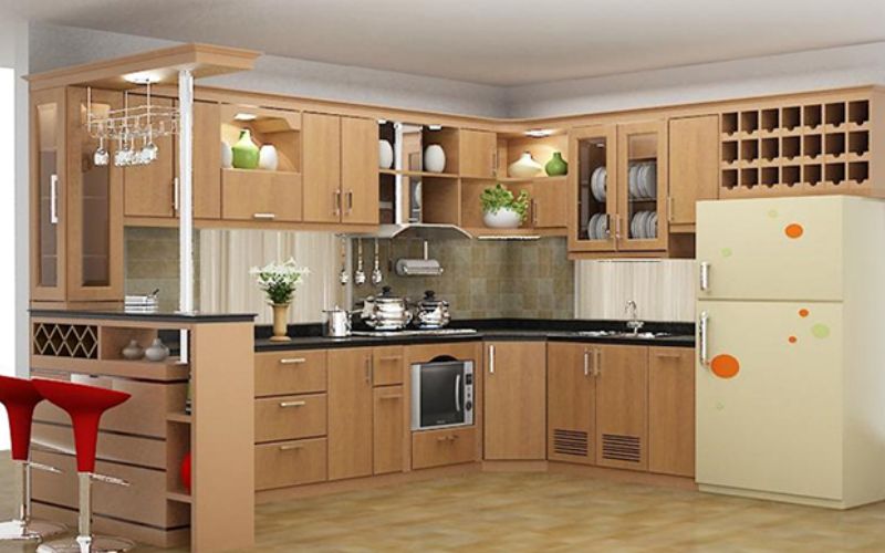 Ảnh 7 Ý Tưởng Thiết Kế Quầy Bar Bếp Bằng Gỗ Scandinavian Đẹp - 4 Ý Tưởng Thiết Kế Quầy Bar Bếp Bằng Gỗ Tự Nhiên