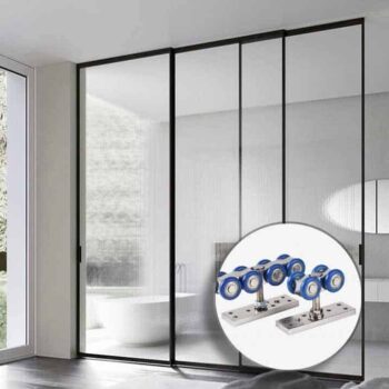 Bánh Xe Cửa Lùa Xoay 360 Độ Tải Nặng Taura Monz2702