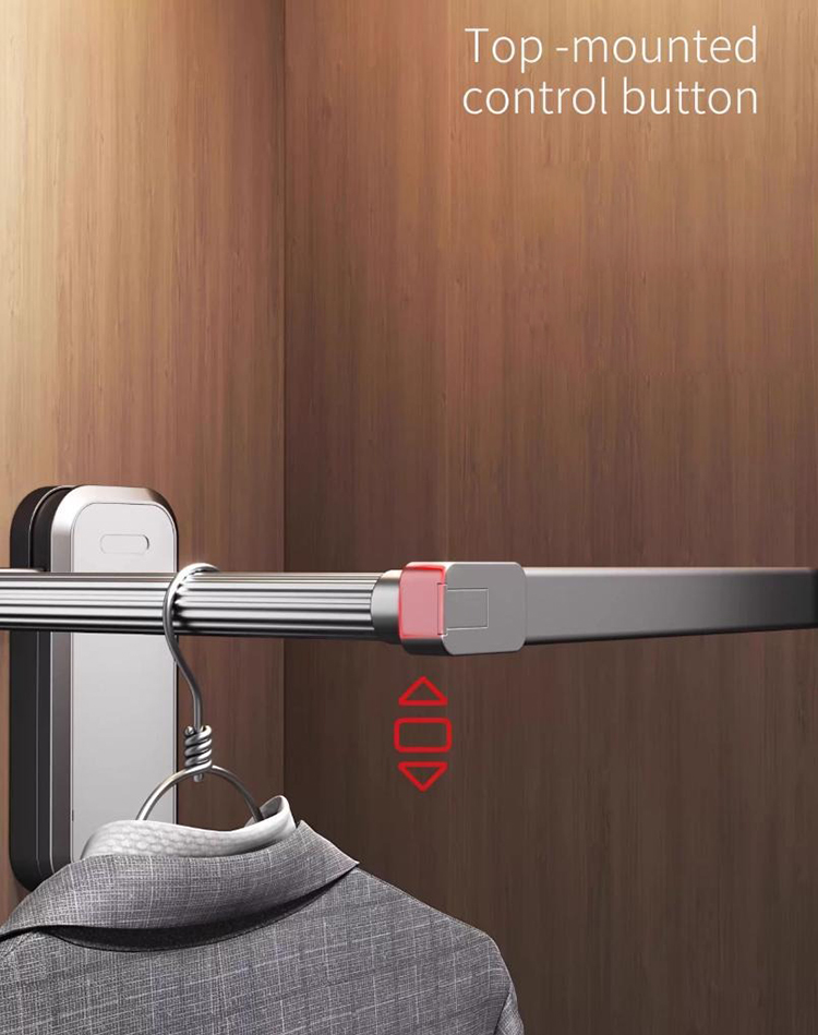 Ảnh Giá Nâng Hạ Treo Quần Áo Điều Khiển Giọng Nói Taura Ct071 - 9