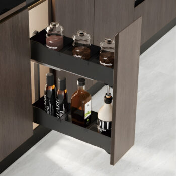 Giá đựng gia vị chai lọ hai tầng cho tủ hẹp 92715