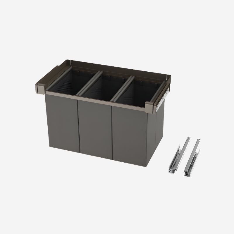 Ảnh Giỏ Để Đồ Giặt Âm Tủ Kéo Trượt Tiện Dụng Taura 25756 - 6