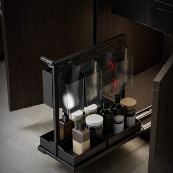 Kệ đựng chai lọ đồ vệ sinh ray trượt đáy Taura 92104G 3