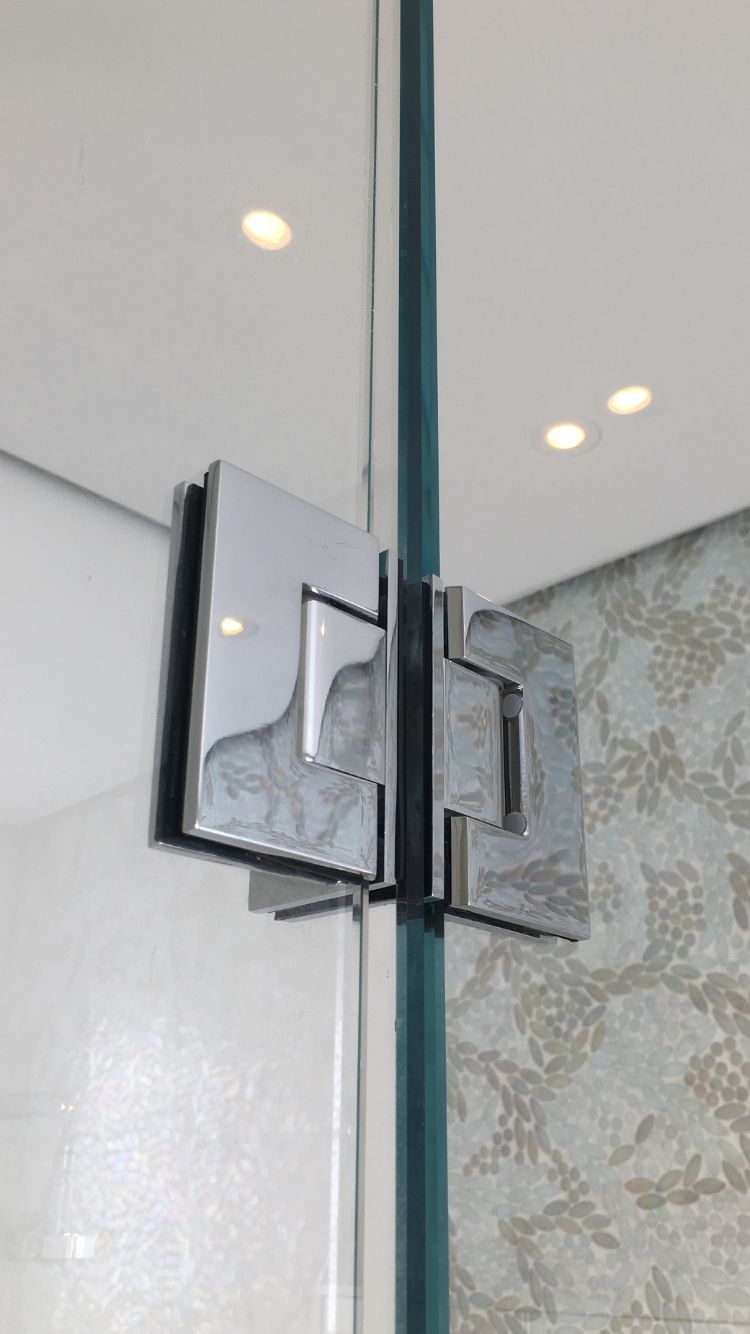 Ảnh Giải Pháp Cửa Kính Không Khoan Lỗ Với Bản Lề Kẹp Kính - 10