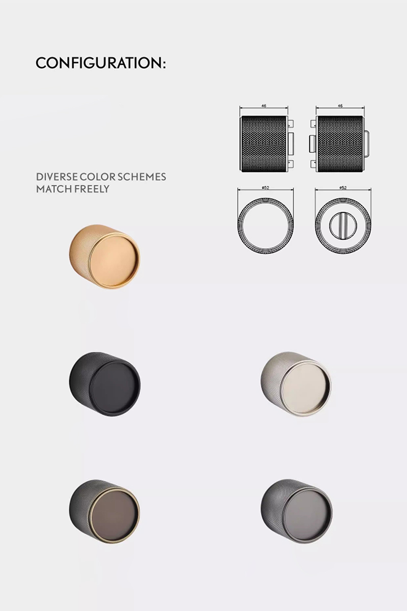 Ảnh Khóa Cửa Hợp Kim Tay Nắm Tròn Khóa Ẩn Z8-269X - 19