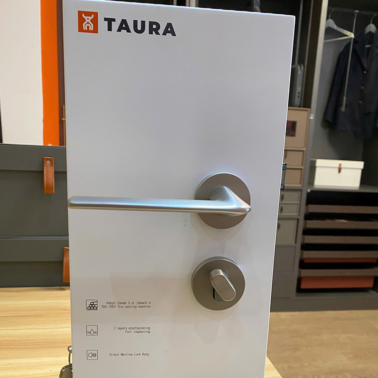 Ảnh Khoá Cửa Phân Thể Hợp Kim Tay Gạt Taura D72Z218 - 11