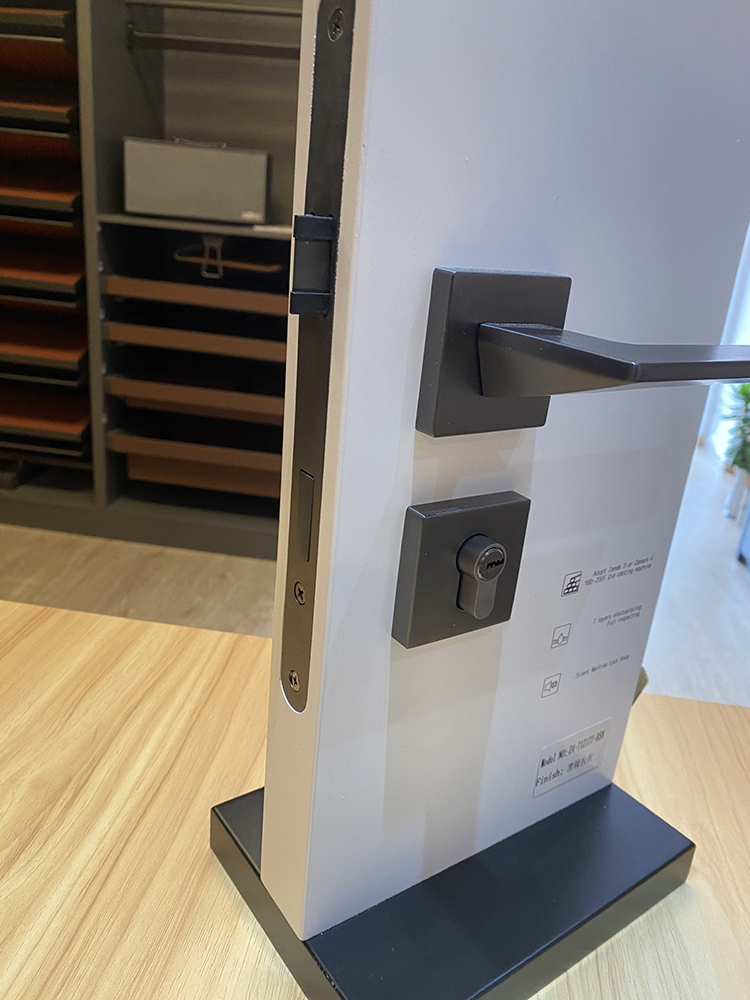 Ảnh Khoá Cửa Phân Thể Hợp Kim Tay Gạt Tối Giản Taura D71Z177 - 11