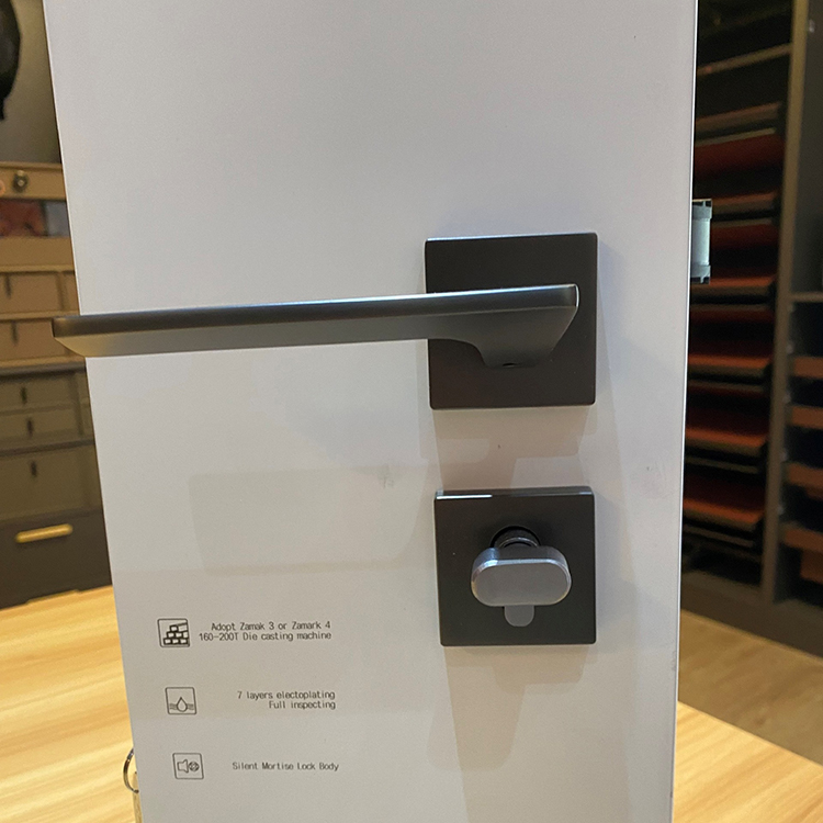 Ảnh Khoá Cửa Phân Thể Hợp Kim Tay Gạt Tối Giản Taura D71Z177 - 19