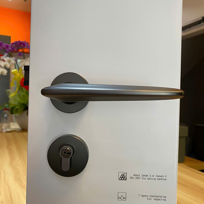 Ảnh Khoá Cửa Phòng Tay Gạt Hợp Kim Taura D72Z326 - 7