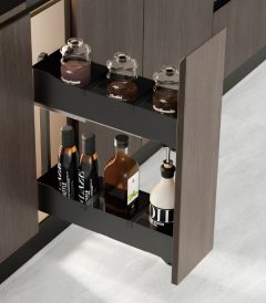 Giá Đựng Gia Vị Chai Lọ Hai Tầng Cho Tủ Hẹp 92715