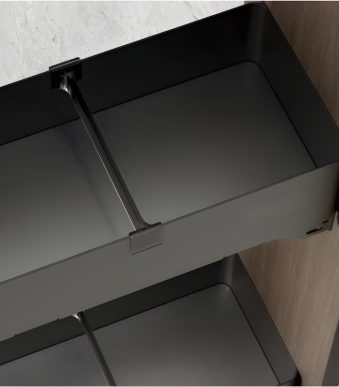 Giá Đựng Gia Vị Chai Lọ Hai Tầng Cho Tủ Hẹp 92715 (2)