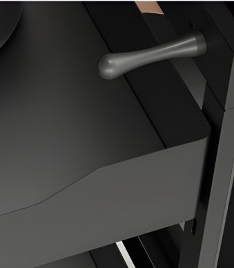 Giá Sole Góc Tủ Bếp Thép Phủ Nano Taura 81001B-G (2)