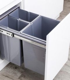 Thùng Rác Âm Tủ Bếp 3 Ngăn 40 Lít Db-400As (3) - Copy