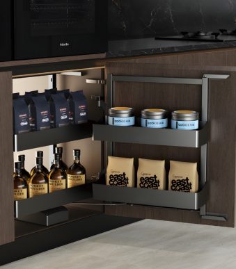 Tủ Đồ Khô 2 Tầng Cánh Mở Cho Tủ Bếp Dưới Taura 81352