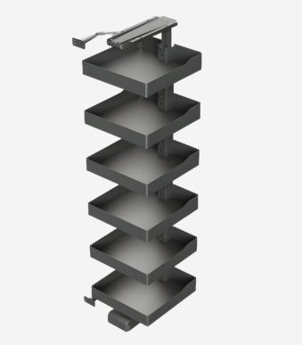 Tủ Đồ Khô Nhiều Tầng Cánh Mở Cao Cấp Taura 81455 (4)