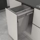 Thùng rác đơn âm tủ thông minh Taura STD400-35NS